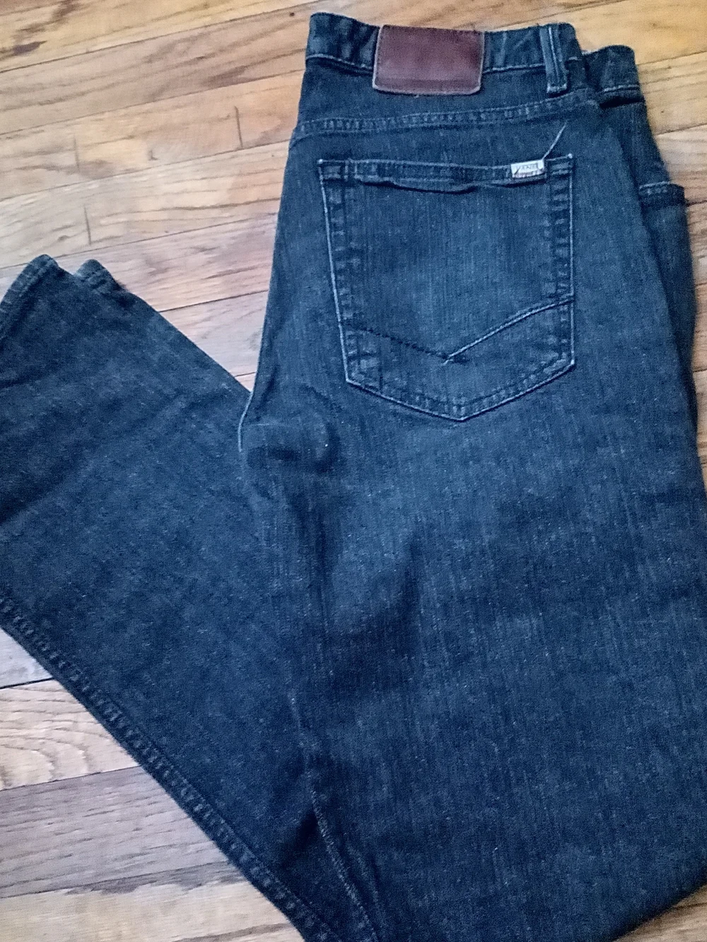 Vans Men's Black Wash V66 Vintage Jeans Custom For You.